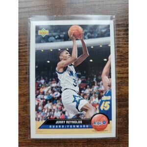 Jerry Reynolds 1992-1993 Upper Deck McDonalds #OR6 - Orlando Magic - NBA